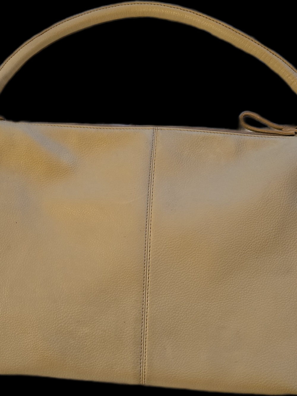 🏷️ Vintage Liz Claiborne Minimalist Classic Women's Leather Shoulder Bag in Tan
